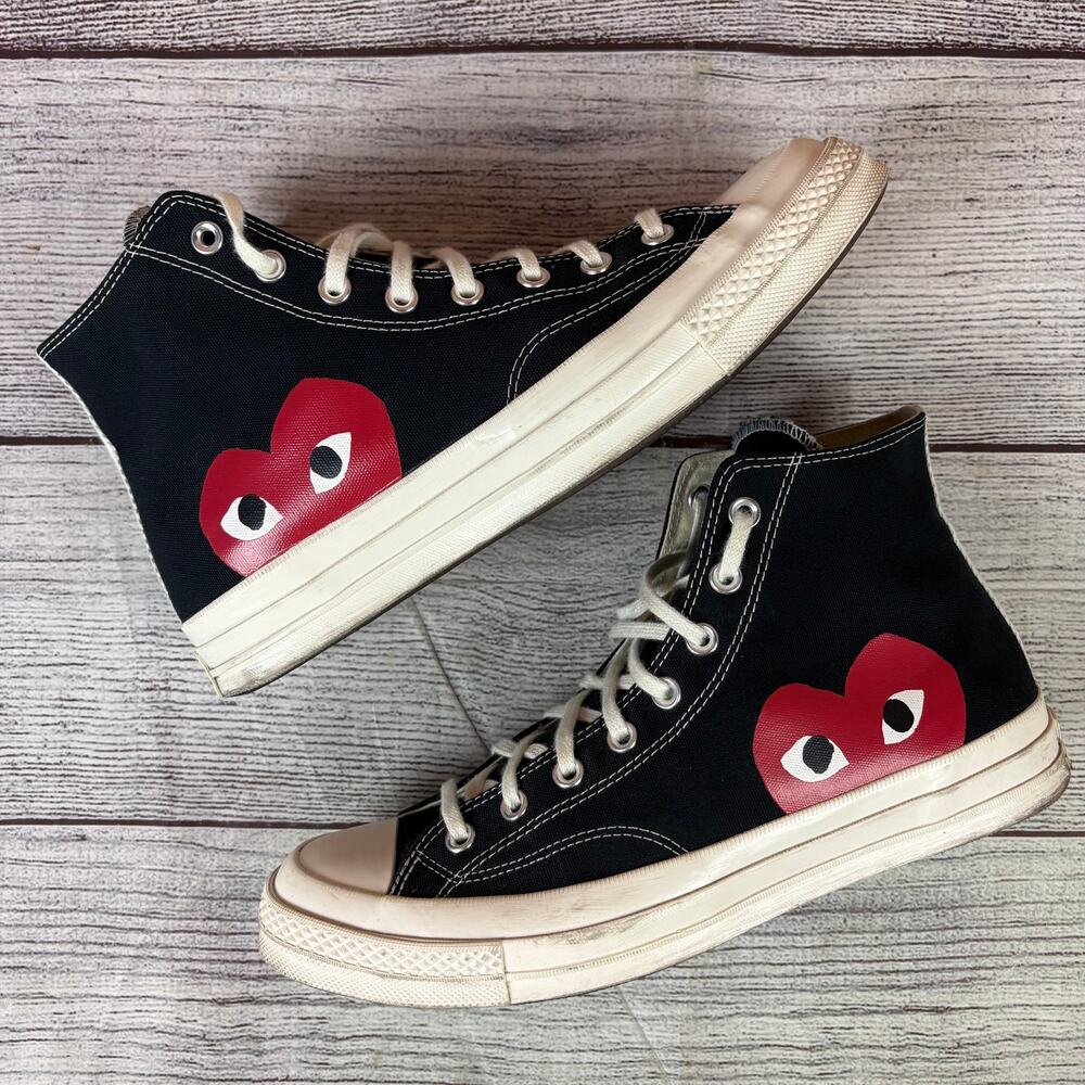 Converse x Comme Des Garcons PLAY Chuck Taylor Shoes